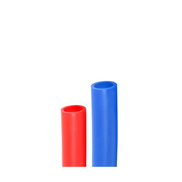 Pexflow Pex Tubing Kit with 1/2 Inch x 100' Coil Red and Blue Potable Water Pex Tubing Combo - Image 4