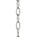 Progress Lighting Accessory Chain - 10' of 9 Gauge Chain, Indoor & Outdoor, P8757-09, Brushed Nickel