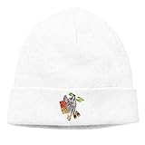 Adult Skull Cap Beanie Zebra Pattern Knitted Hat