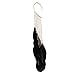 NOVMAY 1 Pcs Womens Elegance Tassel Feather Long Ear Wrap Charm Cuff Earring Non Pierced Drop Dangle Earrings for Women Girls (Black)
