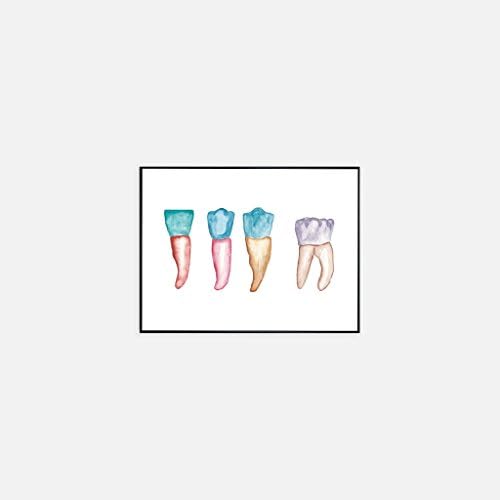 Tooth Dental Art Print Dentist Gifts