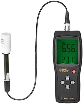 Smart Sensor AS218 Digital PH Meter 0.00~14.00pH Moisture Measuring Instrument Water Soil PH Acidity Tester