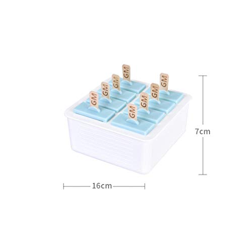 Frozen Ice Cream Lolly Juice Maker Mold 8 Cell Mould Popsicle Yogurt Icebox