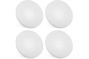 Obeaming 4 Pack RV Interior Ceiling Dome Light 4.5 Inch, Press Dimmer Switch & Blue Nightlight,12V Dimmable Puck Light for Motorhome Trailer Fifth Wheel Truck Coach Enclosed Trailer(4000K)