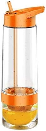 Hari Deals Unisex Odour Resistant Fruit Infuser Outdoor Water Bottle With Internal Straw Designed- 650 ML