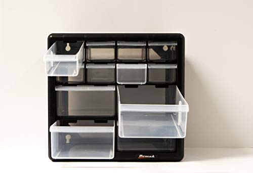 4 Homak+12+Drawer+Parts+Organizer+HA01012001