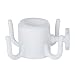 Proslth Beach Umbrella Hanging Hook,4 prongs Plastic Umbrellas Hook Hanging for Towels/Camera/Sunglasses/Bags,Fit for Beach,Camping Trips,Durable (White)