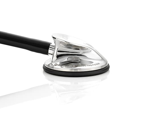ADC Adscope 600 Platinum Series Cardiology Stethoscope with Tunable AFD Technology, 27 inch Length, Black