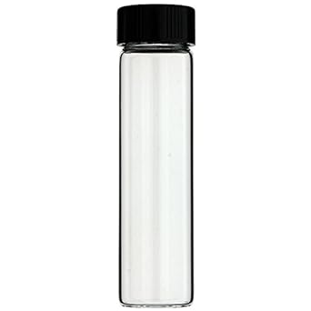 Bel-Art Snap Cap Vials - 30 Dram (111ml) Styrene Containers With PE Caps - Pack Of 72