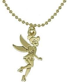 Disney Couture Flying Tinkerbell Silhouette Necklace