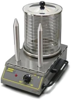 Equipex CS2E European Style Hot Dog Steamer w/ Pyrex Glass, 40-Dog, 2-Spikes, 120 V, Each