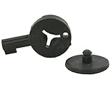 Milspec Plastics Covert Handcuff Key (Black)