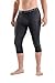 Bucwild Sports 3/4 Basketball Compression Pants Tights for Youth Boys & Men