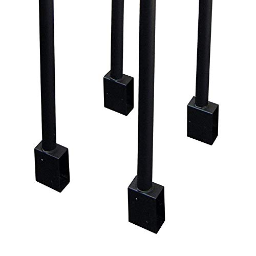 Landmann Adjustable 16 Foot Tubular Steel Firewood, Kindling & Log Rack (2 Pack) - Thumbnail 3