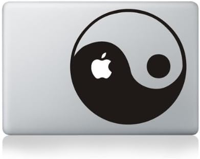Ying Yang Apple MacBook sticker decal vinyl by Mac Tatt! Customize your Macbook Laptop!