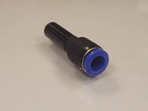 Push Fit Size Increaser from 6mm stem to 8mm bore push fit, Plastic push Fit stem