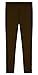 Popular Girls' Ankle Length Cotton Leggings, Brown 8