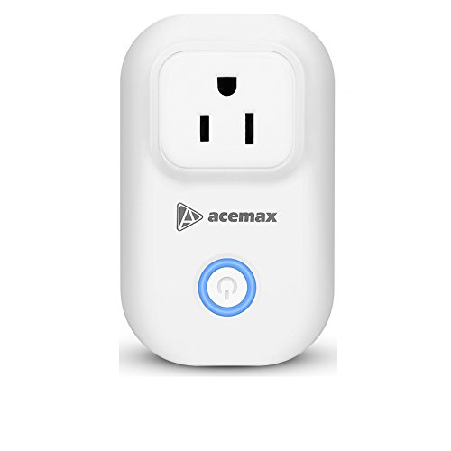ACEMAX Smart WIFI Plug,Compatible with Alexa,Google Home Assistant,IFTTT Supporting,IOS&Android Compatible,No Hub Required,Control your Devices from Anywhere, Anytime for Your Smart Home