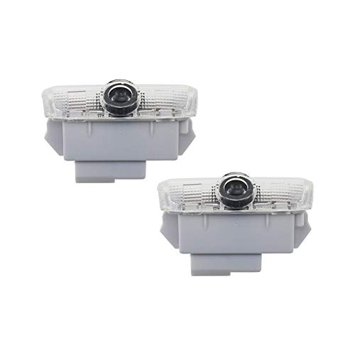 Aukur 2-pc Set Car LED Door Logo Projector Ghost Shadow Lights Direct Replacement Welcome Lamp for Infiniti Q50 Q70 QX70 QX50 EX FX G M Series