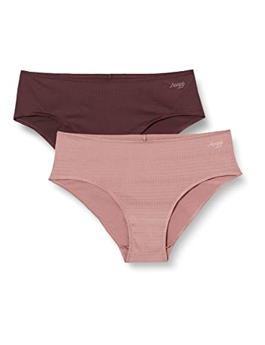 sloggi ZERO +Motion Hipster C2P, Slip, Donna, Multicolore (Brown Dark Combination), XS