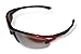 Maxx Sunglasses Cinco Black/Red Frame HD Amber Lens