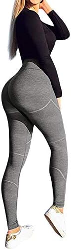 Women's High Waist Yoga Pants Stripe Tummy Control Stretch Workout Running Yoga Leggings Sports Fitness Trousers