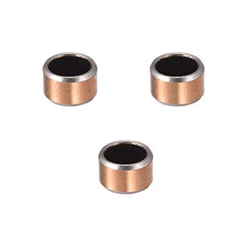 Uxcell Sleeve Bearings 10mmx12mmx20mm Chrome Steel Oilless Bushing