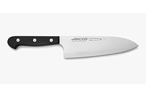 ARCOS Deba Knife 7 Inch Stainless Steel. Japanese Sharp Knife for Fish, Meat and Vegetables. Ergonomic Polyoxymethylene Handl