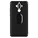 Magnetic Phone Car Mount Rugged Armor for Huawei Mate 9 (2016) Soft TPU Bumper Shock Absorption Technology Case - Black