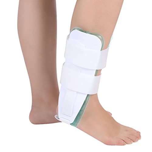 Férula de Tobillo Ajustable con Paquetes de Gel, Soporte para Esguinces, Estabilizador con Terapia de Frío y Calor