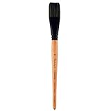 Princeton Catalyst Polytip, Brushes for Acrylic and Oil, Series 6450 Short Handle, Flat Shader, Size 12