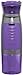 Contigo AUTOSEAL Kangaroo Water Bottle with Storage Compartment, 24 oz, Purple