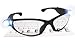 SAS Safety 5420-20 LED Inspectors Readers Safety Glasses, Black Frame, 2.0 Magnification Lens