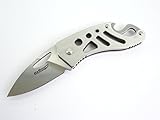 Small Folding Pocket Knife, Stainless Steel, Sturdy Nylon Pouch with Press Snap Clasp