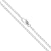 Sterling Silver Diamond-Cut Rope Chain 1.7mm Solid 925 Italy New Necklace 24