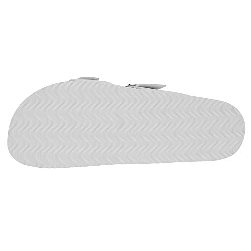 LUFFYMOMO Womens Slide Sole Sandals Cork Footbed Adjustable Stap Buckle