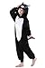 Newcosplay Children Unisex Pajamas Kids Animal Costume Cosplay Sleeping Wear (125, Black cat)