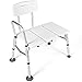 Giantex Tub Transfer Bench Shower Chair Bath Seat for Elderly W/Adjustable Arm,Back and Leg Height for Medical Bathroom Bathtub Stool Chair Shower Seat Bench