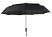 LifeTek Windproof Travel Umbrella Compact Black 45