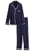 Latuza Women's Long Sleeves Top Pants Bamboo Pajama Set