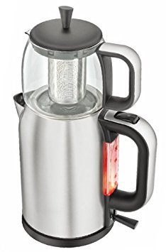 GOLDA INC. Stainless Steel Turkish Tea Maker, Samovar, Electric Kettle, with Boil-Dry Protection - Thumbnail 4