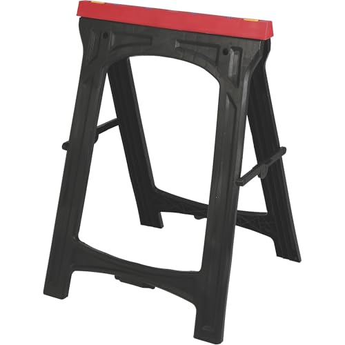 Ironton Foldable Plastic Sawhorses, 700-Lb. Total Capacity, 1 Pair photo 6