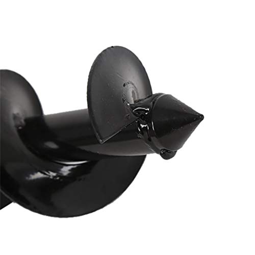 Fullfun Auger Spiral Drill Garden Grass Plug Plant Flower Bulb Bit 9" Rapid Planter Hole Digger Bit for Hex Drive Drill