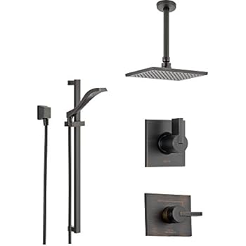 Delta Trinsic Venetian Bronze Shower System With Dual Control