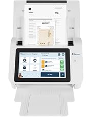 Raven Original Document Scanner - Huge LCD Touchscreen, Color Duplex Feeder (ADF), Wireless Scanning to Cloud, WiFi, Ethernet, USB, Home or Office (2nd Gen)