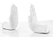 Tech Tools Stop Hand Bookends - Desktop Madness Series (HS-8003)