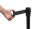 Smonet Stanchions Queue Barrier with 6.5' Retractable Belt, 36