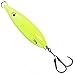Calissa Offshore Tackle Fast Fall Jig 80g 150g 250g 300LBS Assist Hooks 3/0 Butterfly - Vertical Jig Speed Lure Slow Pitch Flat Glow Color Painted on Both Sides (Glow, 250g)