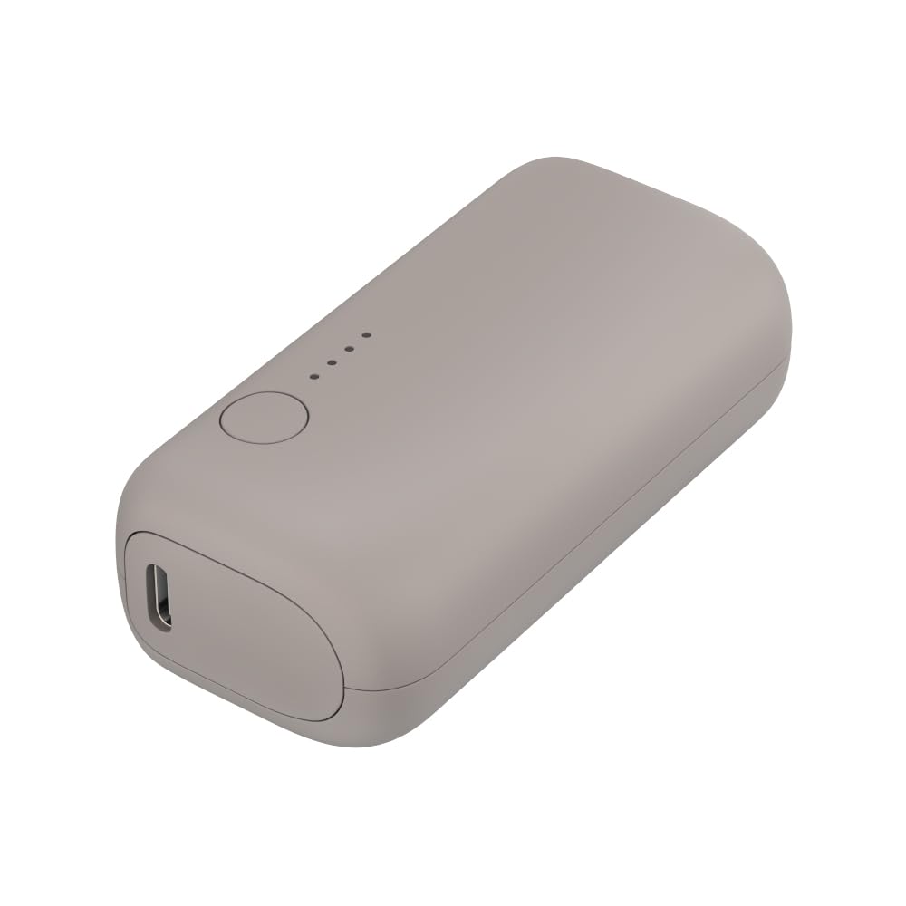 MOTTERU(モッテル) モバイルバッテリー 5,000mAh 98g PD20W入出力 PSE適合製品 iPhone16e 16 15 iPad Galaxy Android スマートフォン タブレット 各種 その他機器対応 ラテグレージュ MOT-MB5001-ECGY商品画像
