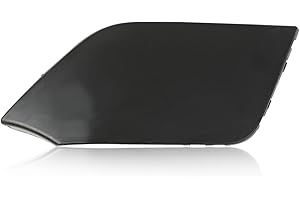 GRAND ORANGE Front Bumper Tow Hook Cover Compatible with Nissan Rogue 2017 2018 2019 2020 Black Plastic 622A0-6FL0H